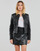 Clothing Women Leather jackets / Imitation leather Guess NEW FLIAMMETTA Black