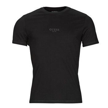 Guess  Aidy  Men's T Shirt In Black