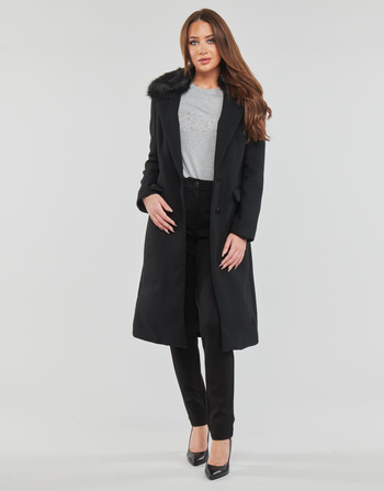Clothing Women Coats Guess LAURENCE COAT Black