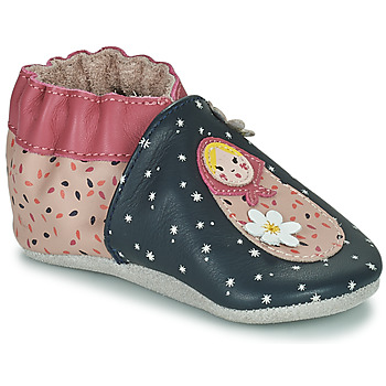 Shoes Girl Baby slippers Robeez FLOWERDOLLS Marine / Pink