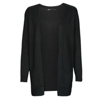 Clothing Women Jackets / Cardigans Only ONLLESLY L/S OPEN CARDIGAN KNT NOOS Black