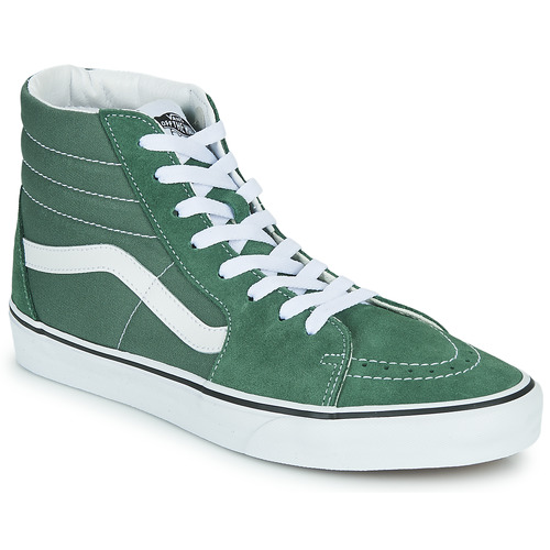 Shoes Men Hi top trainers Vans SK8-HI Green