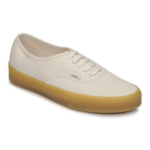Shoes Women Low top trainers Vans AUTHENTIC White / Brown