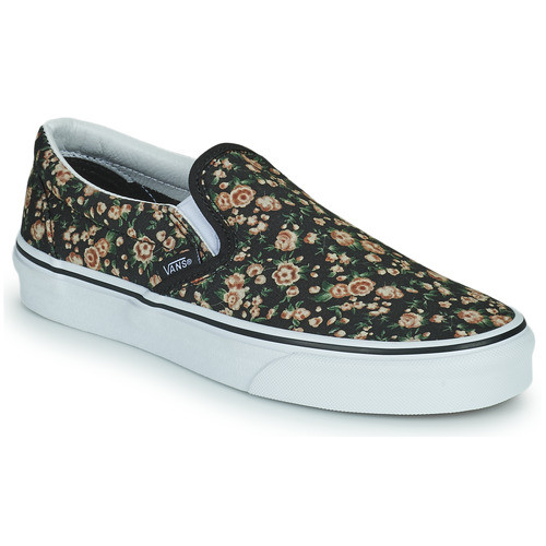 Shoes Women Slip-ons Vans UA Classic Slip-On Black / Floral
