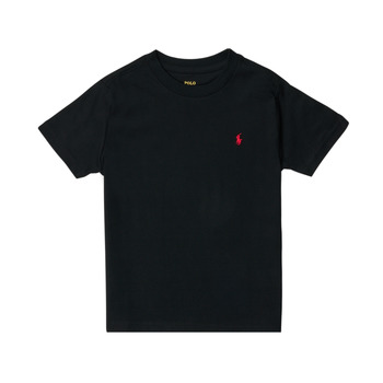 Clothing Children Short-sleeved t-shirts Polo Ralph Lauren LILLOW Black