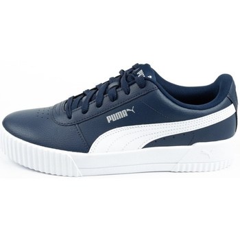 Shoes Children Low top trainers Puma Carina White, Navy blue