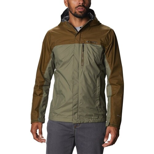 Clothing Men Jackets Columbia Pouring Adventure II Olive, Green