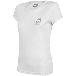 Clothing Women Short-sleeved t-shirts 4F H4L22TSD06811S White