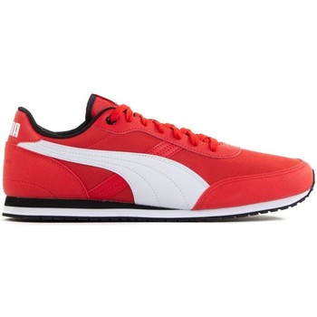 Shoes Men Low top trainers Puma ST Runner Essential White, Red