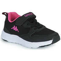 Shoes Girl Low top trainers Kappa DELVIS EV Black / Pink