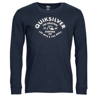 Clothing Men Long sleeved tee-shirts Quiksilver SCRIPT TALK LS Marine