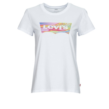 Clothing Women Short-sleeved t-shirts Levi's THE PERFECT TEE Tea / Bw / Bright / White
