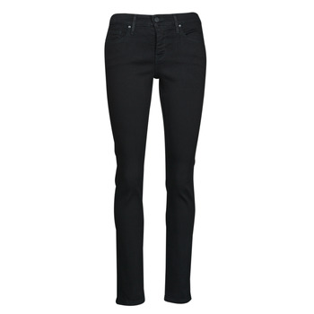 Clothing Women Slim jeans Levi's 312 SHAPING SLIM Black