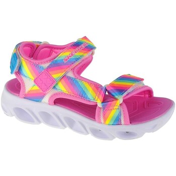Shoes Children Sandals Skechers Hypno Splashrainbow Lights Pink