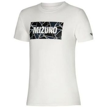 Clothing Men Short-sleeved t-shirts Mizuno Athletic Tee White