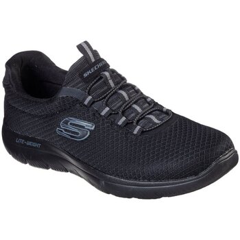 Shoes Men Low top trainers Skechers Summits Mens Slip On Sports Shoes black