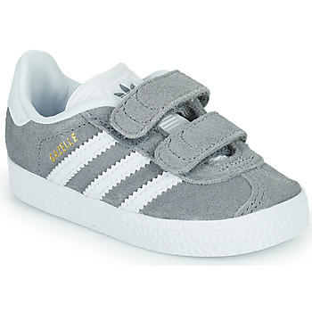 Adidas  GAZELLE CF I  girls's Children's Shoes (Trainers) in Grey