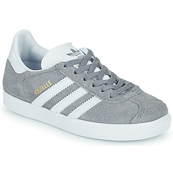 Adidas  GAZELLE C  girls's Children's Shoes (Trainers) in Grey