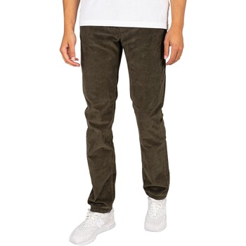 Clothing Men 5-pocket trousers Lois Sierra Thin Corduroy Trousers green
