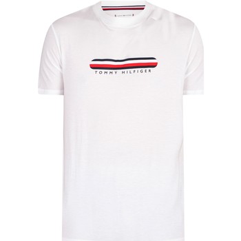 Clothing Men T-shirts & Polo shirts Tommy Hilfiger Lounge Graphic T-Shirt white