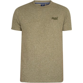 Clothing Men T-shirts & Polo shirts Superdry Vintage Logo Embroidered T-Shirt green