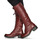 Shoes Women High boots Dream in Green NUCRE Red