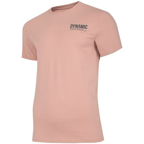 Clothing Men Short-sleeved t-shirts 4F TSM024 Pink