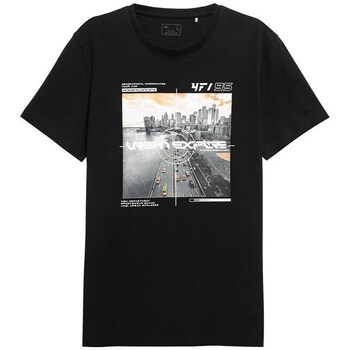 Clothing Men Short-sleeved t-shirts 4F TSM011 Black