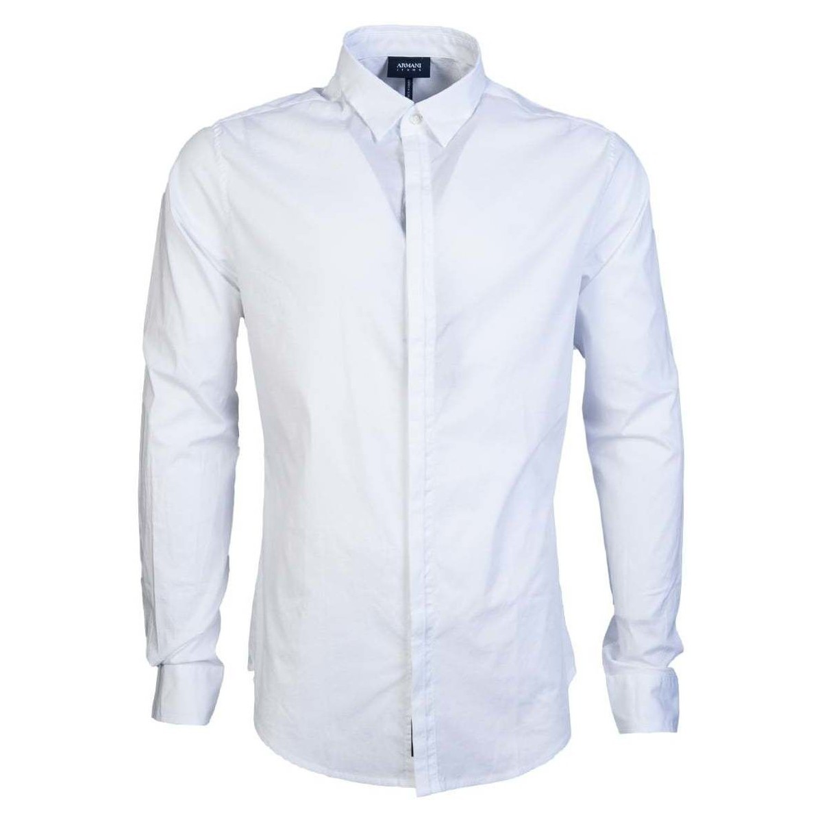 Clothing Men Long-sleeved shirts Armani jeans 6Y6C706NANZ_white White