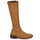 Shoes Women High boots JB Martin 1AMOUR Canvas / Suede / Stretch / Camel