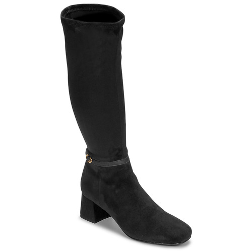 Shoes Women High boots JB Martin 1ANNA Canvas / Suede / Stretch / Black