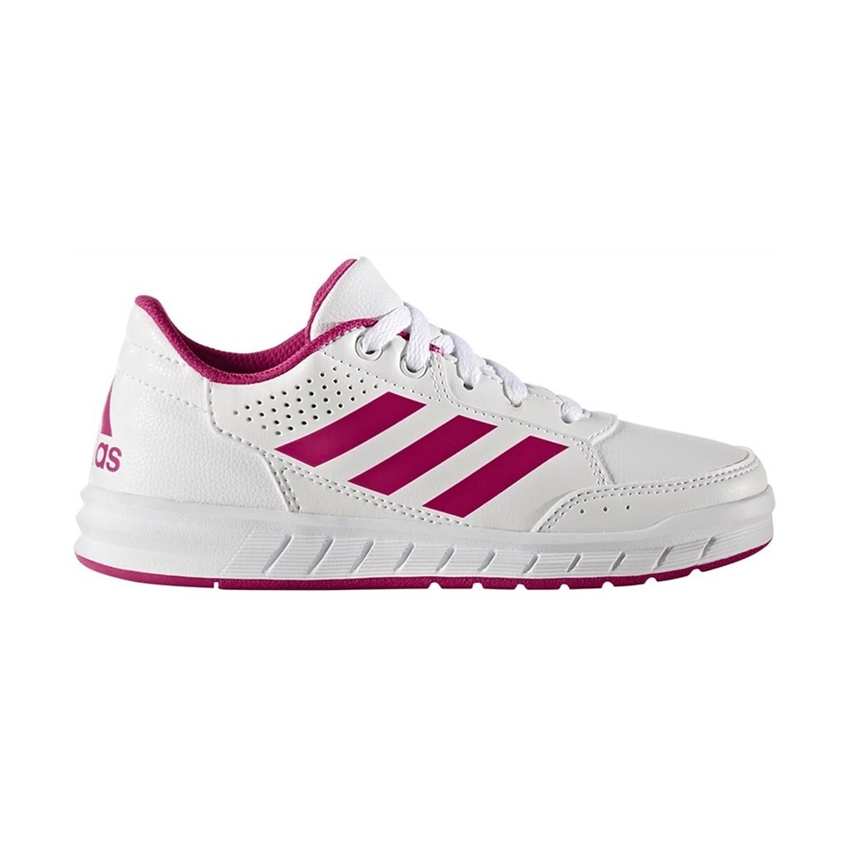 Shoes Children Low top trainers adidas Originals Altasport K Pink, White
