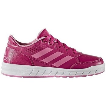Shoes Children Low top trainers adidas Originals Altasport K White, Pink