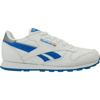 Shoes Children Low top trainers Reebok Sport CL Leather Reflect White, Blue