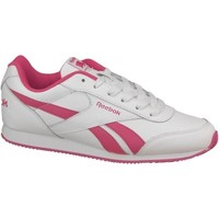 Shoes Children Low top trainers Reebok Sport Royal CL Jogger 2 White, Pink