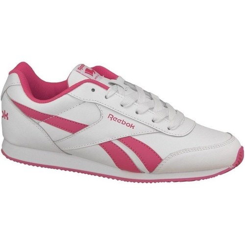 Shoes Children Low top trainers Reebok Sport Royal CL Jogger 2 Pink, White
