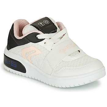 Geox  J XLED G. A - MESH+ECOP BOTT  boys's Children's Shoes (Trainers) in White