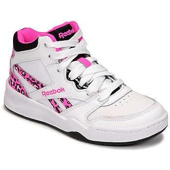 Shoes Girl Hi top trainers Reebok Classic BB4500 COURT White / Pink / Leopard
