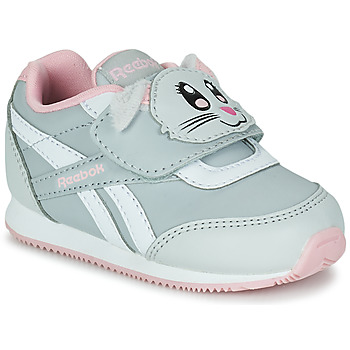 Shoes Girl Low top trainers Reebok Classic REEBOK ROYAL CLJOG Grey / Pink
