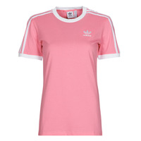 Clothing Women Short-sleeved t-shirts adidas Originals 3 STRIPES TEE Pink / Bonheur