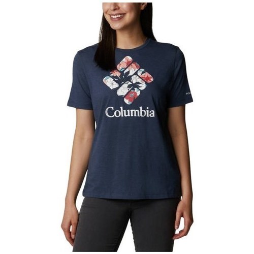 Clothing Women Short-sleeved t-shirts Columbia Bluebird Day Relaxed Marine