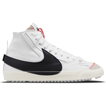 Shoes Men Hi top trainers Nike Blazer Mid 77 Jumbo White