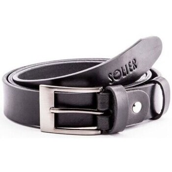 Clothes accessories Men Belts Solier SB10 Black