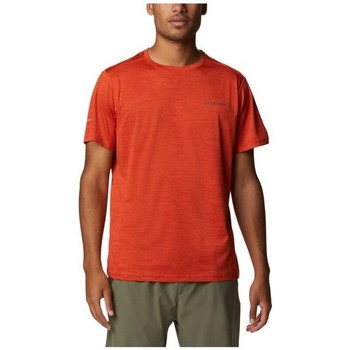 Clothing Men Short-sleeved t-shirts Columbia Alpine Chill Zero Red
