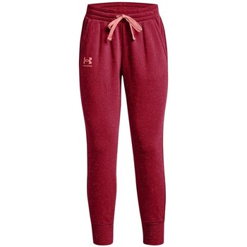Clothing Women Trousers Under Armour Rival Fleece Joggers Burgundy