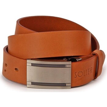 Clothes accessories Men Belts Solier SB12 Orange