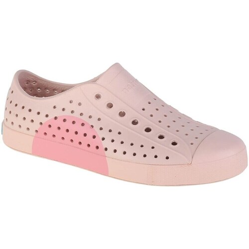 Shoes Women Low top trainers Native Jefferson Block Pink