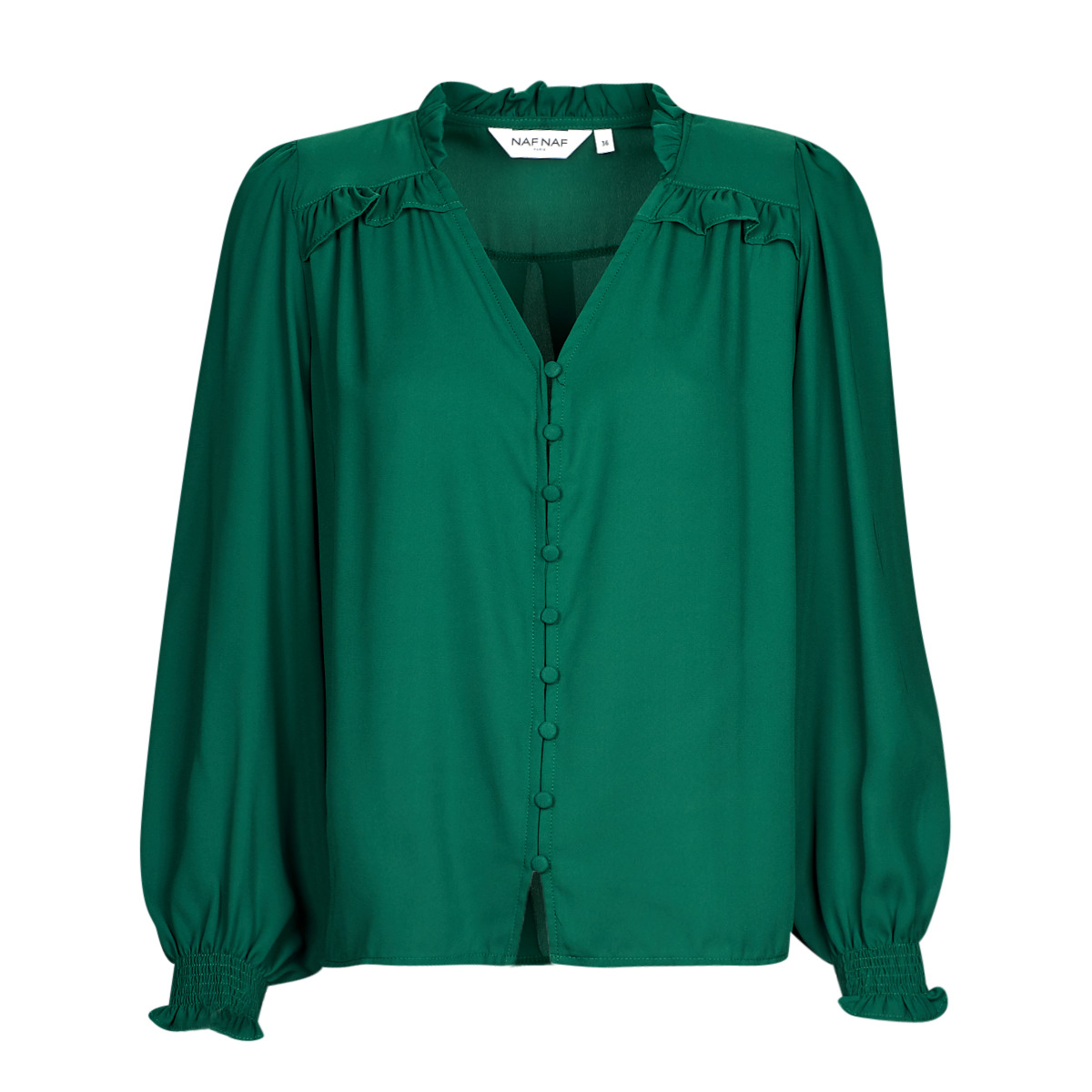 naf naf  hozy  women's blouse in green