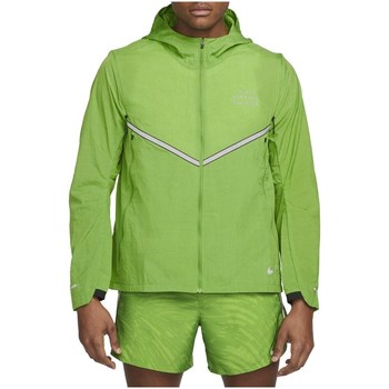 Clothing Men Jackets Nike Repel Run Division Green