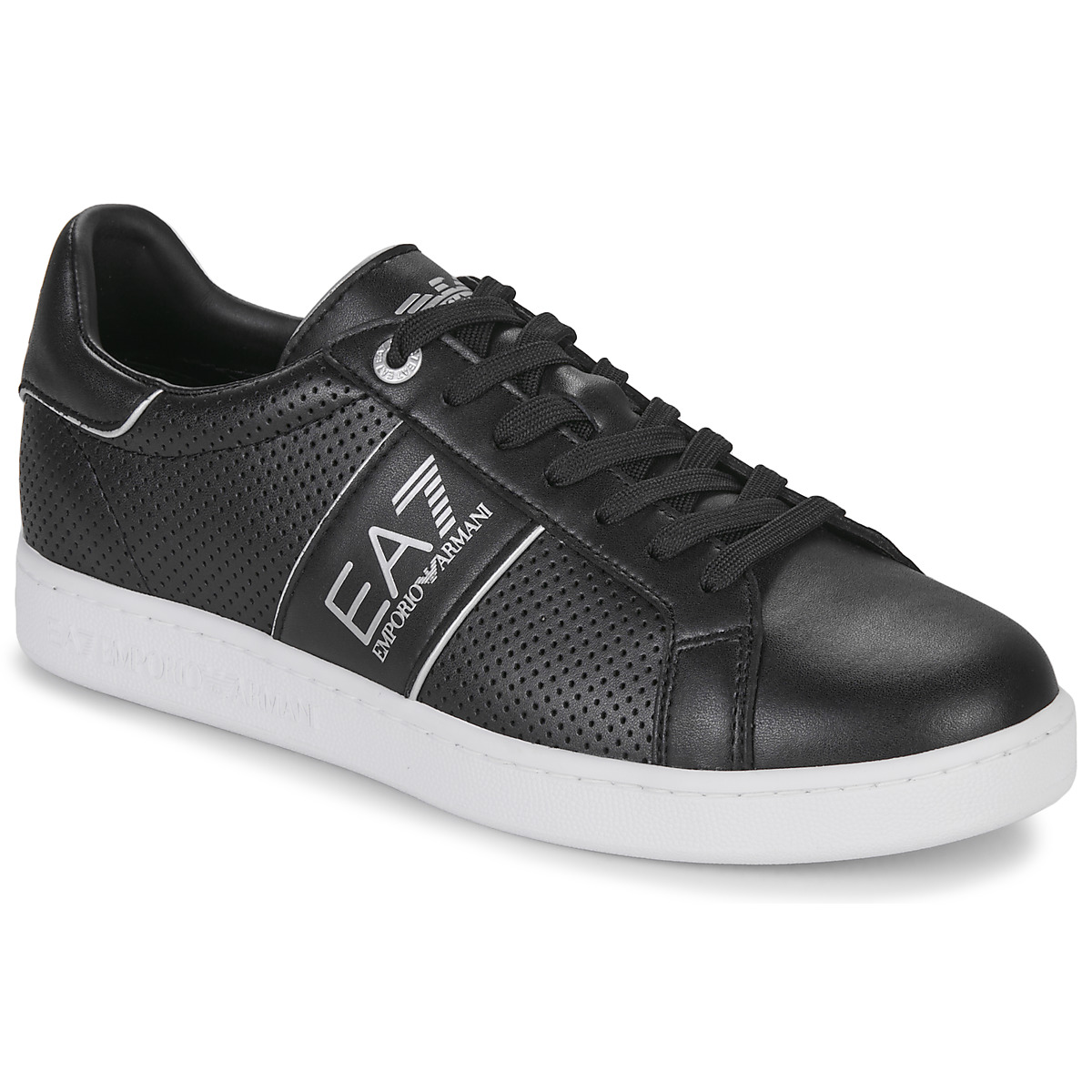 Emporio Armani EA7 CLASSIC NEW CC Black - Free delivery | Spartoo UK ! -  Shoes Low top trainers £ 150.00